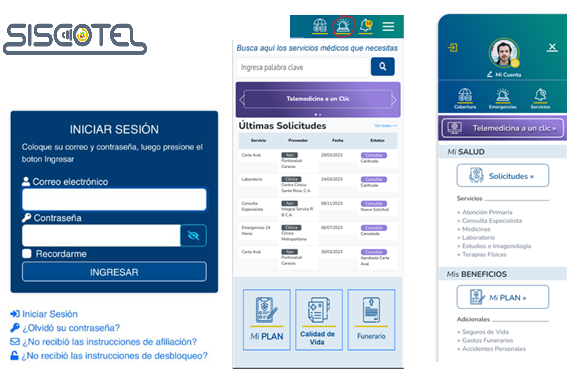 Dashboard de la plataforma SiscotelCloud